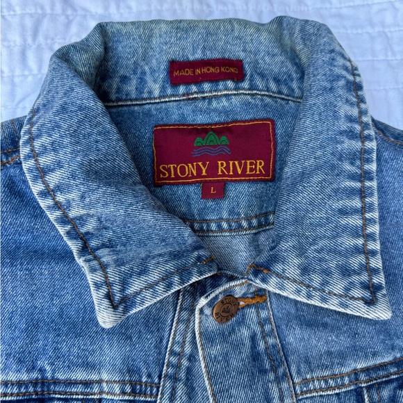 Vintage Jean jacket size L - Picture 2 of 2